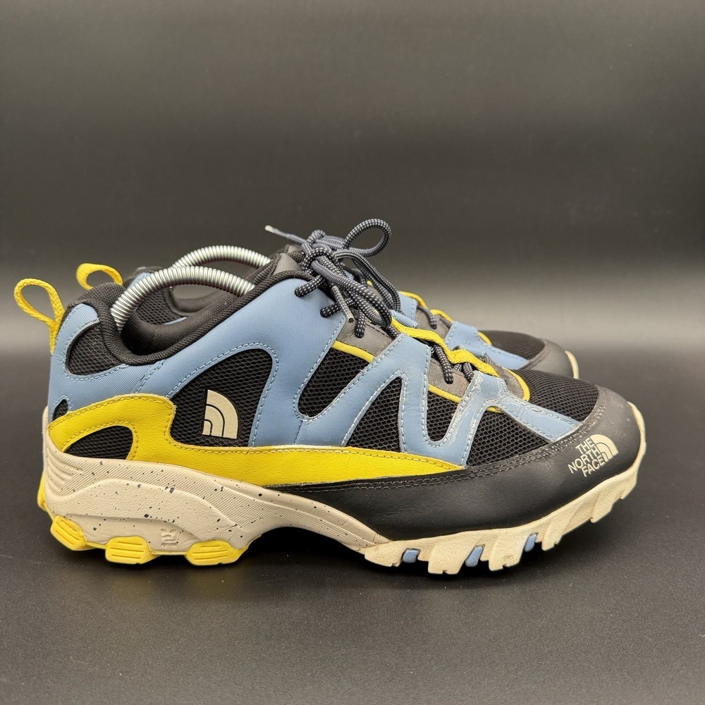 The North Face Archive Trail Fire Road Shoes Mens Size 11 Black Blue Sneaker